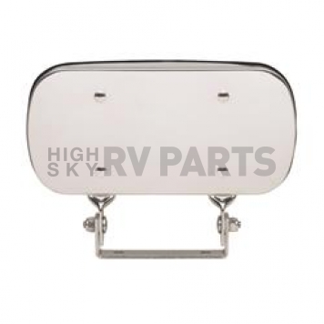 K-Source Exterior Mirror Manual Rectangular Silver Single - CL100