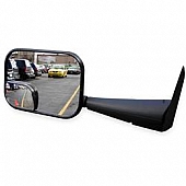 Velvac Exterior Mirror Left Side Square Black - 723107