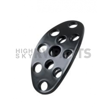 Lokar Performance Brake And Clutch Pedal Pad Set - Steel Black - XBAG6152