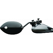 Milenco America Exterior Towing Mirror Manual Oval Set Of 2 - MIL2899