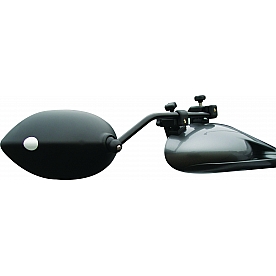 Milenco America Exterior Towing Mirror Manual Oval Set Of 2 - MIL2899
