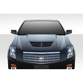 Extreme Dimensions Hood - Fiberglass Black - 112413