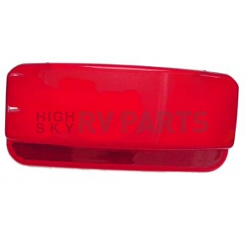 Fasteners Unlimited Tail Light Lens - Rectangular Red - 89187L