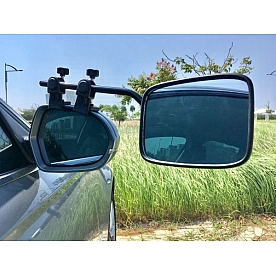 Milenco America Exterior Towing Mirror Manual Rectangular Set Of 2 - MIL4381