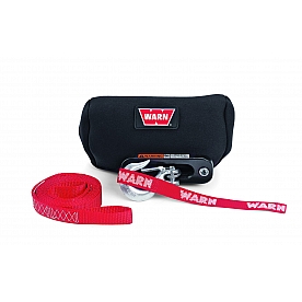 Warn Winch Cover - Nylon-Backed Vinyl Black - 13917