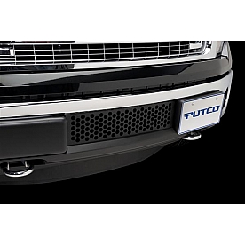 Putco Bumper Grille Insert Punch Powder Coated Black Stainless Steel - 88182