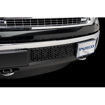 Putco Bumper Grille Insert Punch Powder Coated Black Stainless Steel - 88182