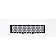 Putco Bumper Grille Insert Punch Powder Coated Black Stainless Steel - 88182