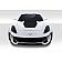 Extreme Dimensions Hood - Fiberglass Black - 112419