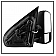 Xtune Exterior Towing Mirror Electric Rectangular Single - 9935428