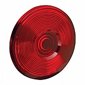 Wesbar Tail Light Lens - Round Red Single - 802651