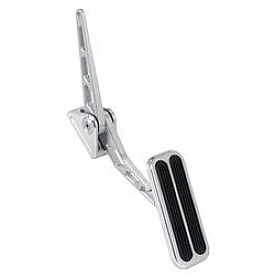 Lokar Performance Accelerator Pedal - Silver Aluminum - BAG6148