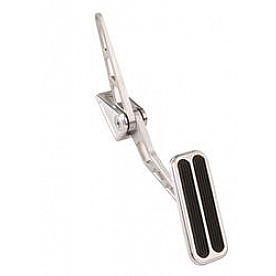 Lokar Performance Accelerator Pedal - Silver Aluminum - BAG6149