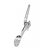 Lokar Performance Accelerator Pedal - Silver Steel - BAG6151