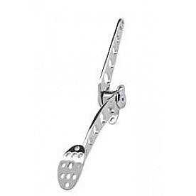 Lokar Performance Accelerator Pedal - Silver Steel - BAG6151