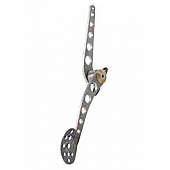 Lokar Performance Accelerator Pedal - Silver Steel - BAG6154