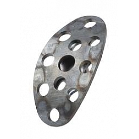 Lokar Performance Brake And Clutch Pedal Pad Set - Steel Silver - BAG6155