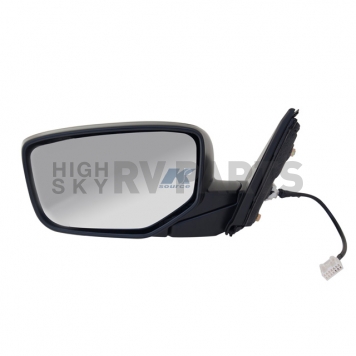 K-Source Exterior Mirror Electric OEM Black Single - 63608H