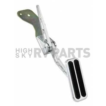 Lokar Performance Accelerator Pedal - Silver Aluminum - BAG6178