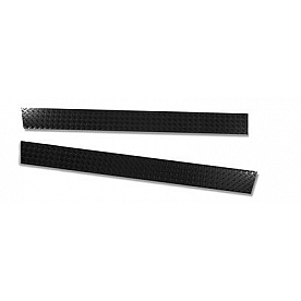 Warrior Products Rocker Panel Guard - Flat Aluminum Silver Polished Single - 913BX