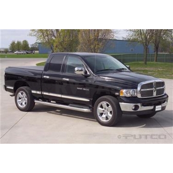 Putco Side Molding - Chrome Plated ABS Plastic/ Billet Aluminum Silver - 96633