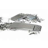 Lokar Performance Brake And Clutch Pedal Pad Set - Aluminum Silver - BAG6194