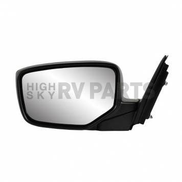 K-Source Exterior Mirror Electric OEM Black Single - 63614H