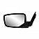 K-Source Exterior Mirror Electric OEM Black Single - 63614H