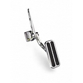 Lokar Performance Accelerator Pedal - Silver Aluminum - BAG6205