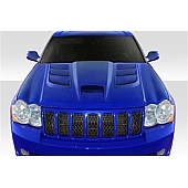 Extreme Dimensions Hood - Fiberglass Reinforced Plastic Black - Viper - 113006