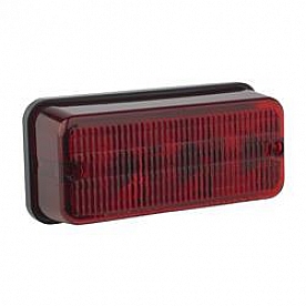 J.W. Speaker Tail Light Lens - Acrylic Red Single - 4420511