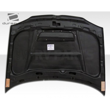 Extreme Dimensions Hood - Primered Fiberglass Black - 104524-7