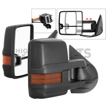 Xtune Exterior Towing Mirror Electric Rectangular Set Of 2 - 9936692