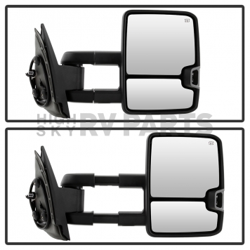 Xtune Exterior Towing Mirror Electric Rectangular Set Of 2 - 9936692-4