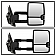 Xtune Exterior Towing Mirror Electric Rectangular Set Of 2 - 9936692