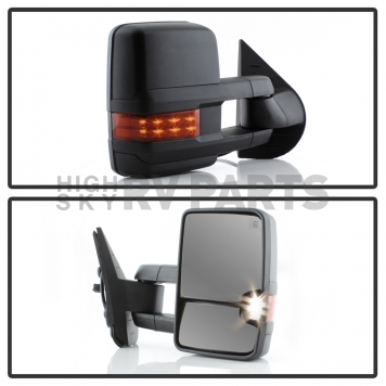 Xtune Exterior Towing Mirror Electric Rectangular Set Of 2 - 9936692-6