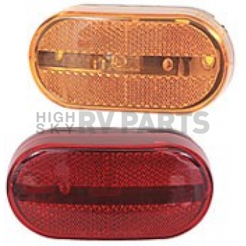 Optronics Tail Light Lens - Oval Red Box Of 50 - A31RB