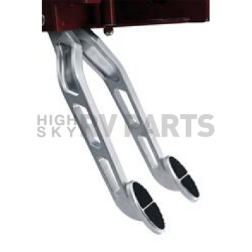 Lokar Performance Brake Pedal - Silver Aluminum - BCA9504