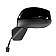 K-Source Exterior Mirror Electric OEM Black Single - 63620H