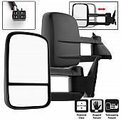 Xtune Exterior Towing Mirror Manual Rectangular Set Of 2 - 9936135