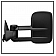 Xtune Exterior Towing Mirror Manual Rectangular Set Of 2 - 9936135