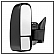 Xtune Exterior Towing Mirror Manual Rectangular Set Of 2 - 9936135