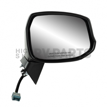 K-Source Exterior Mirror Electric OEM Black Single - 63621H