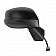 K-Source Exterior Mirror Electric OEM Black Single - 63621H
