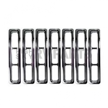 Rugged Ridge Grille Insert - Bar Rectangular Chrome Plated Plastic - 1130602