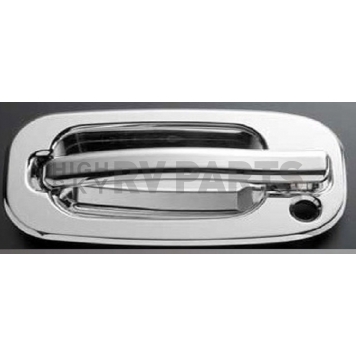 All Sales Tailgate Handle - Polished Aluminum Silver - 916