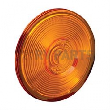 Wesbar Tail Light Lens - Round Amber Single - 802650