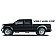 N-Fab Nerf Bar - Truck Wheel to Wheel Black Matte Textured Powder Coated Steel Round - C1470RC4TX