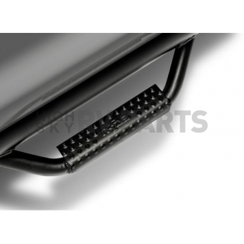 N-Fab Nerf Bar - Truck Wheel to Wheel Black Matte Textured Powder Coated Steel Round - C1470RC4TX-2