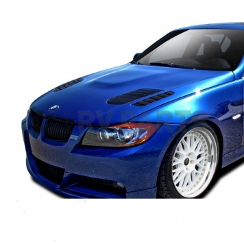 Extreme Dimensions Hood - Primered Fiberglass Gray - 108916-1